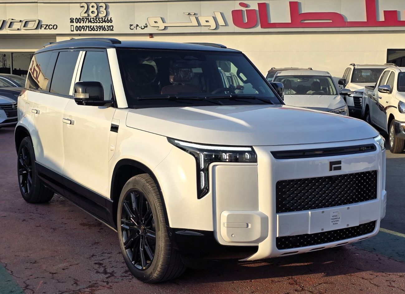 روكس أداماس (EXPORT ONLY) ROX Adamas vip 6 seats (EREV)  A/T 4*4 SUV  White  color 2026 model