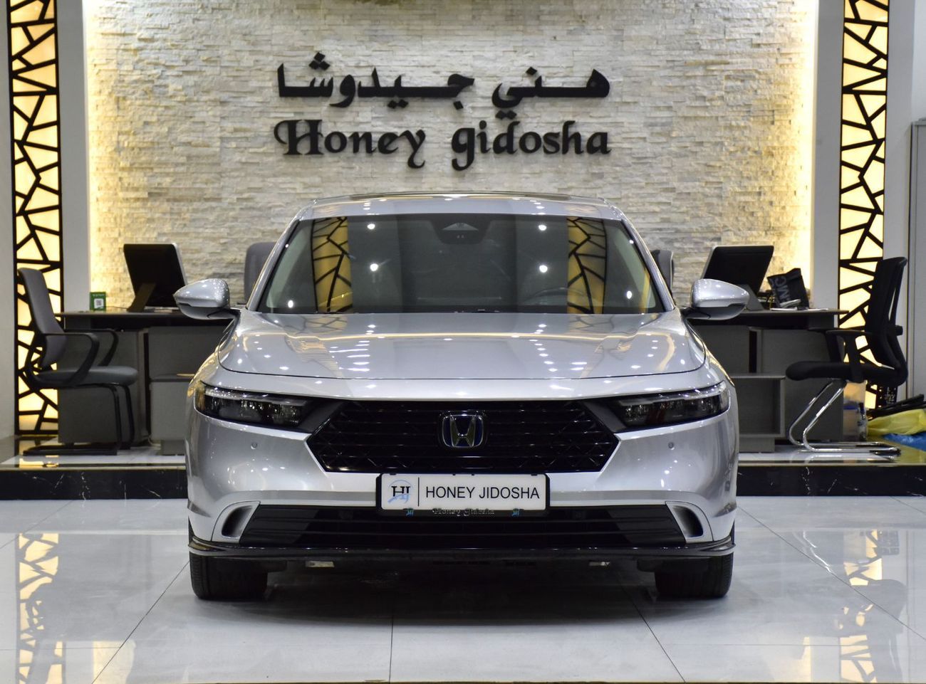 هوندا Accord HEV EXCELLENT DEAL for our Honda Accord HEV ( 2023 Model ) in 2023 Color GCC Specs