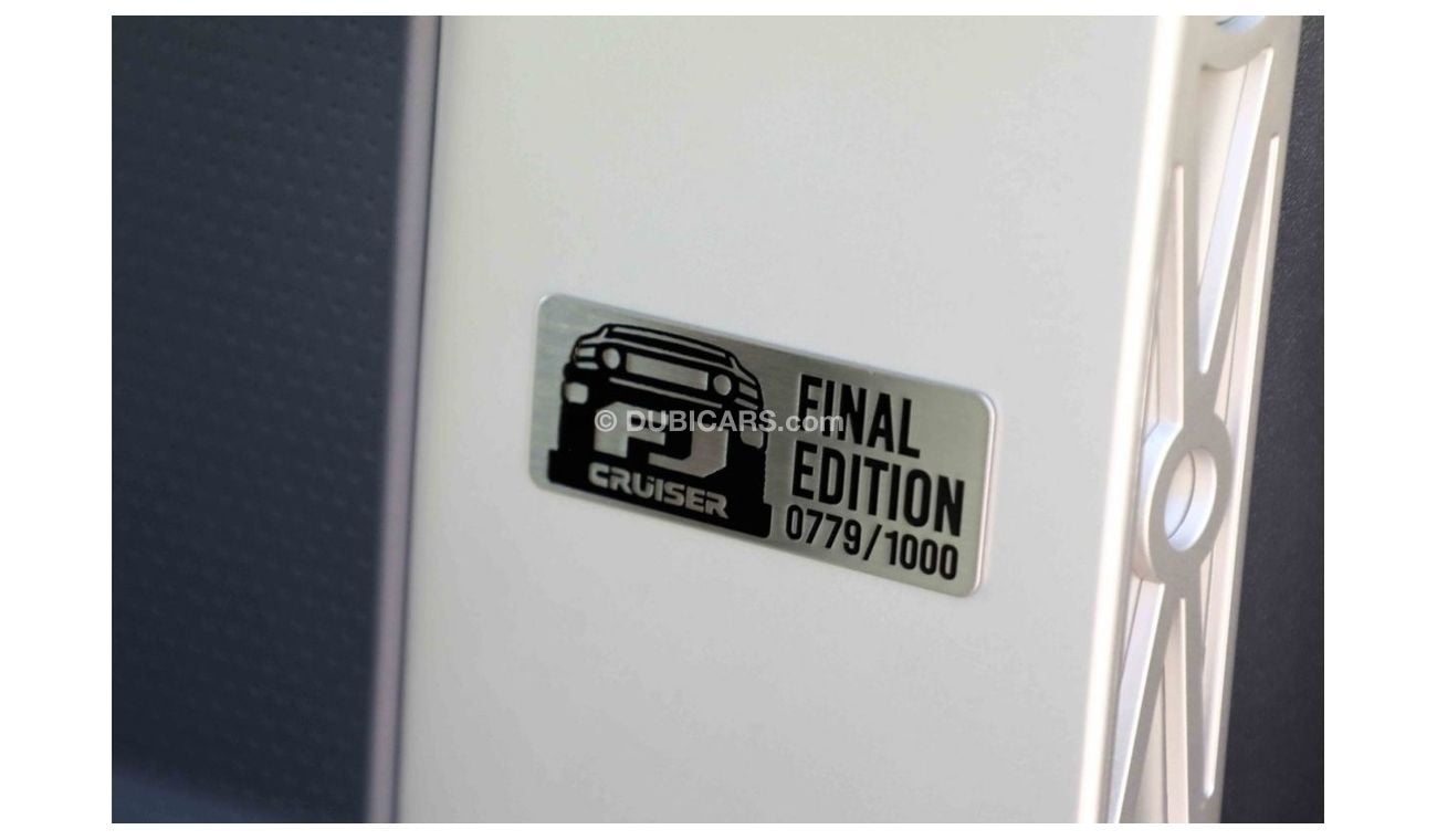 Toyota FJ Cruiser 2023 Toyota FJ Cruiser 4.0 Final Edition JBL - Beige inside Black & Beige | Export Only