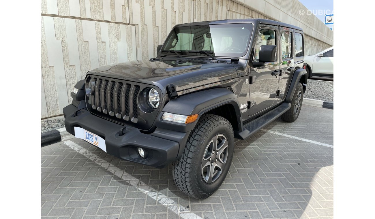 Jeep Wrangler 3.6L | UNLIMITED SPORTS|  GCC | EXCELLENT CONDITION | FREE 2 YEAR WARRANTY | FREE REGISTRATION | 1 Y