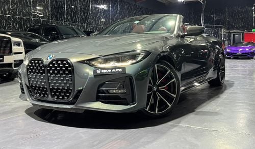 BMW 430i M Sport 2.0L (258 HP) 2022 BMW 430i Cabriolet, May 2027 BMW Warranty + Service Pack, Low Kms, GCC