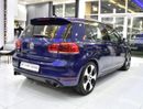 Volkswagen Golf GTI EXCELLENT DEAL for our Volkswagen GTi ( 2013 Model ) in Blue Color GCC Specs