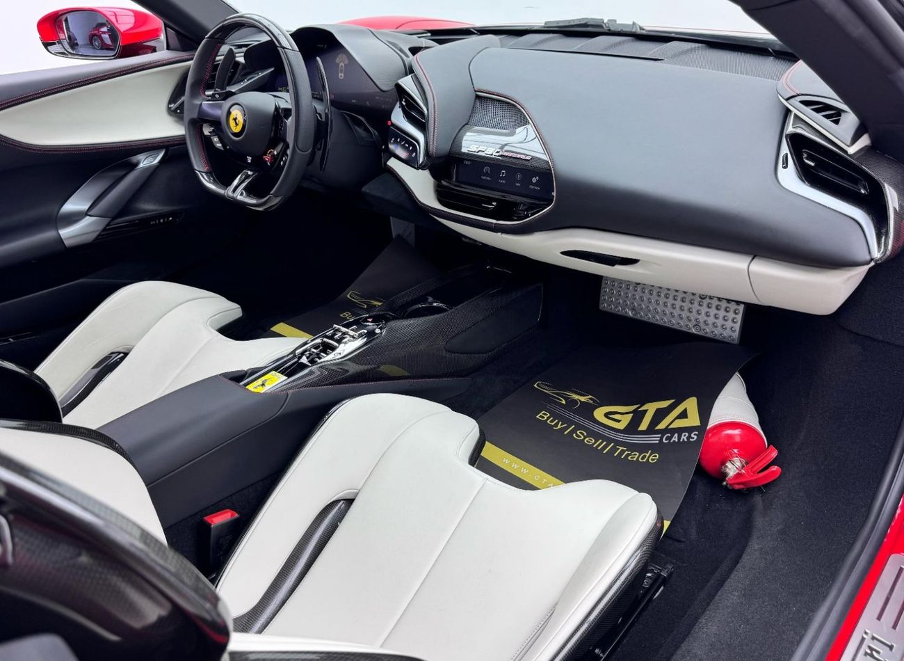 فيراري SF90 ستراديل 2023 Ferrari SF90 Stradale, 2026 Ferrari Warranty, 2030 Ferrari Service Pack, Very Low Kms, GCC