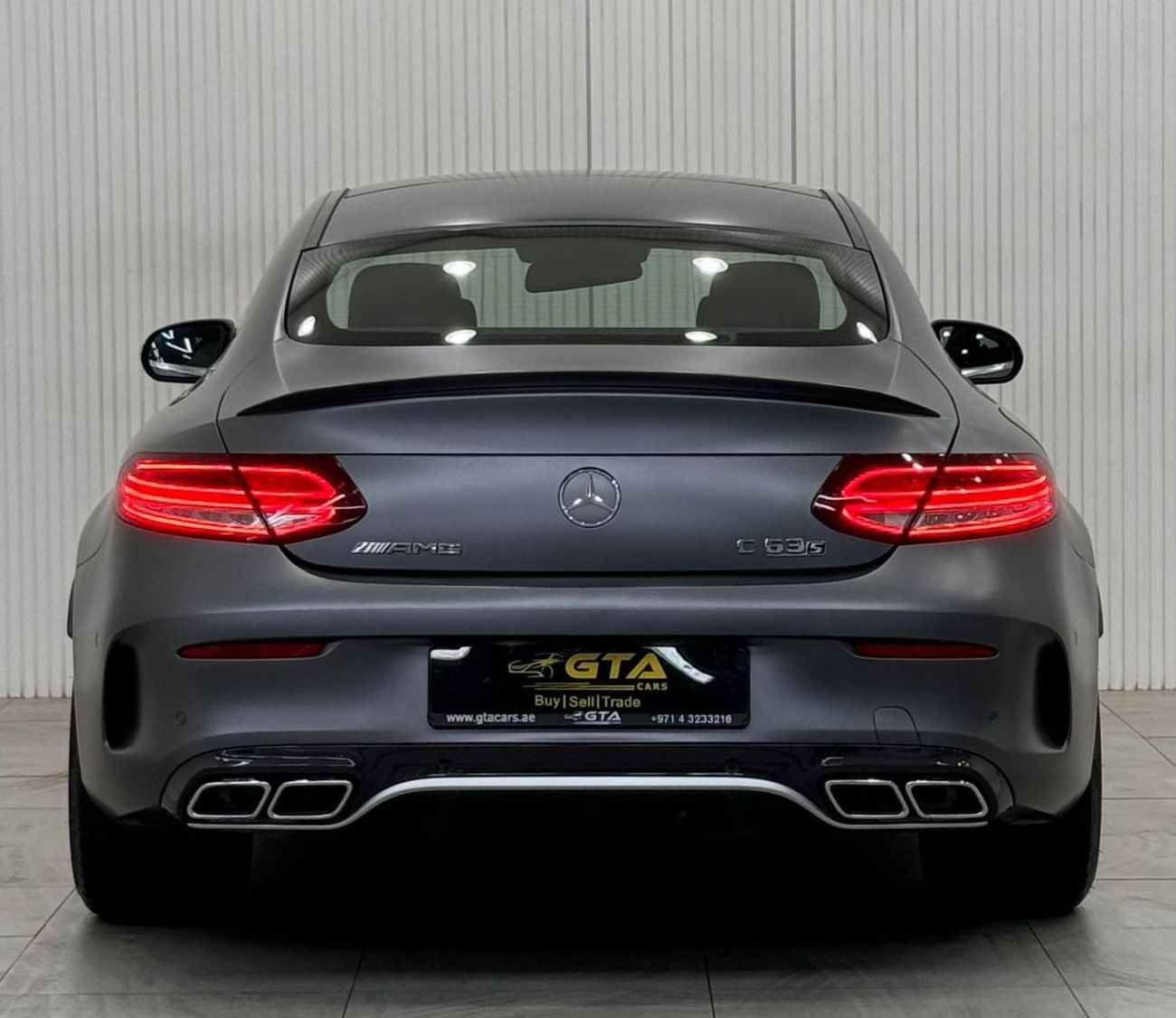 Mercedes-Benz C 63S AMG 2018 Mercedes Benz C63s AMG Coupe, Warranty, Full Service History, Full Options, Low Kms, GCC