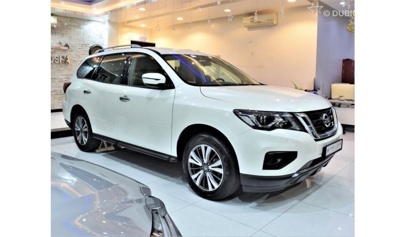 Nissan Pathfinder S EXCELLENT DEAL for our Nissan Pathfinder 4WD ( 2018 Model! ) in White Color! GCC Specs