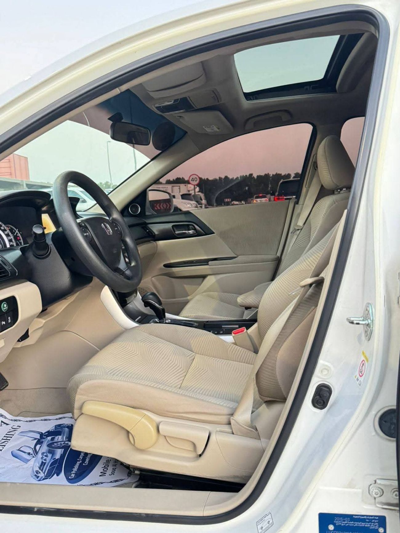 Honda Accord EX 2.4L Gcc, full option 1st owner