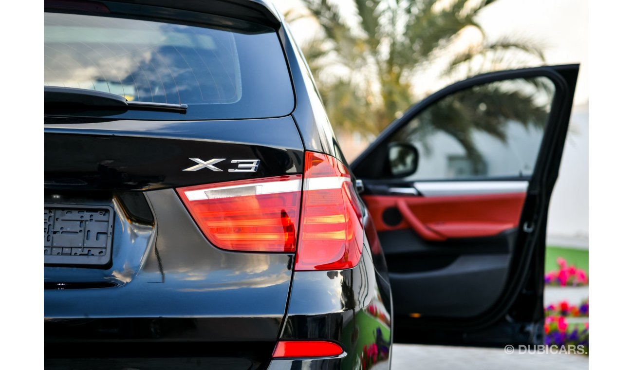 BMW X3 2 Y Warranty - BMW X3 XDrive28i AWD - GCC - AED 1,917 PER MONTH - 0% DOWNPAYMENT