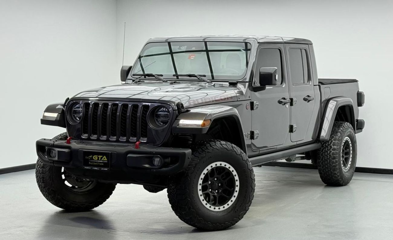 Jeep Gladiator Rubicon 3.6L 2020 Jeep Gladiator Rubicon, 2026 Jeep Warranty + Service Pack, Full Jeep Service Histo