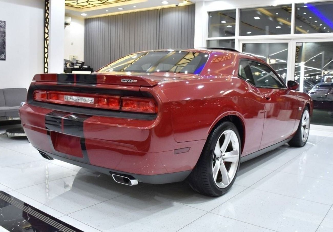Dodge Challenger EXCELLENT DEAL for our Dodge Challenger SRT8 392 HEMI ( 2012 Model ) in Red Color GCC Specs