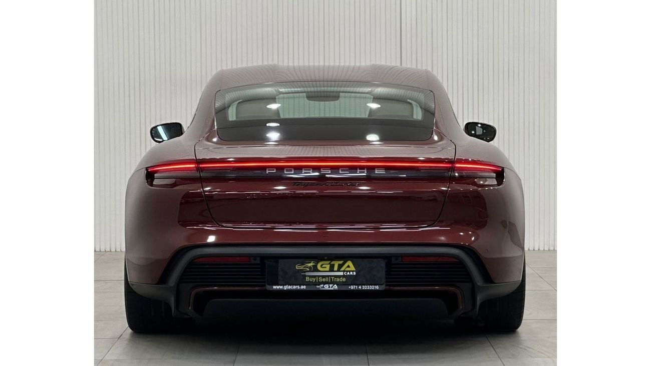 بورش تايكان 2021 Porsche Taycan Turbo, Jan 2027 Porsche Warranty, 2028 Battery Warranty, GCC