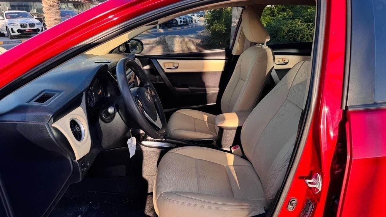 Toyota Corolla GOOD CONDITION | 1.8L PETROL ENGINE | LHD | 2018 | BLOOD RED BODY COLOR | REAR VIEW CAMERA | AUTOMAT