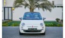 Fiat 500 2015 Lounge Edition - Full Option - AED 764 PM - 0% DP