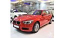 BMW 116i AMAZING BMW 116i 2013 Model!! in Red Color! GCC Specs