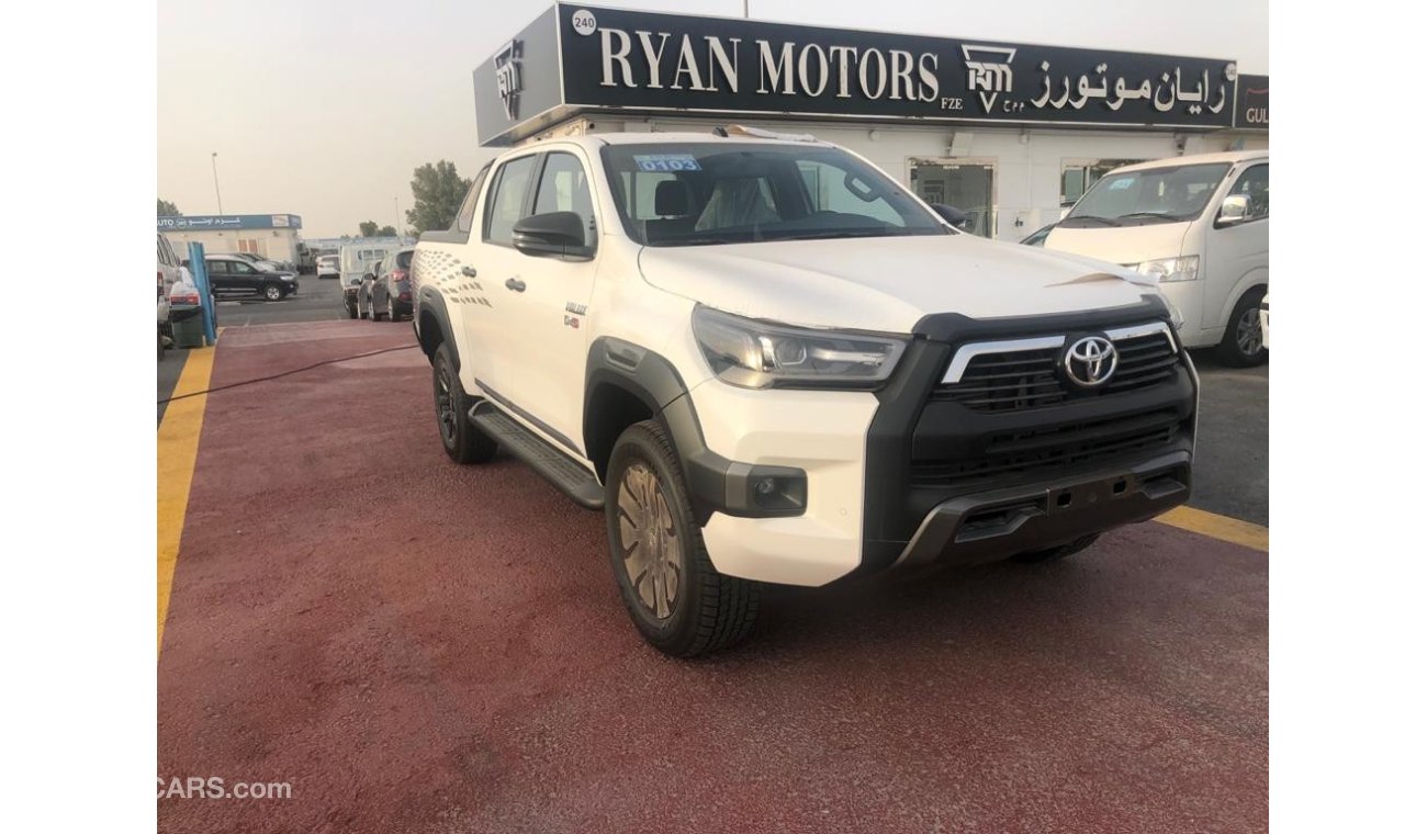 Toyota Hilux TOYOTA HILUX ADVENTURE 2.8L, 4X4, DIESEL, MODEL 2021 WHITE WITH BLACK INTERIOR, FOR EXPORT ONLY