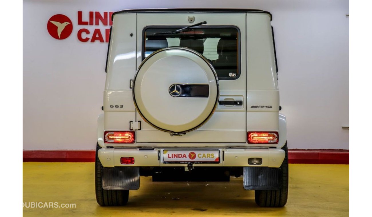 مرسيدس بنز G 63 AMG Mercedes-Benz G63 2015 GCC under Warranty with Zero Down-Payment.