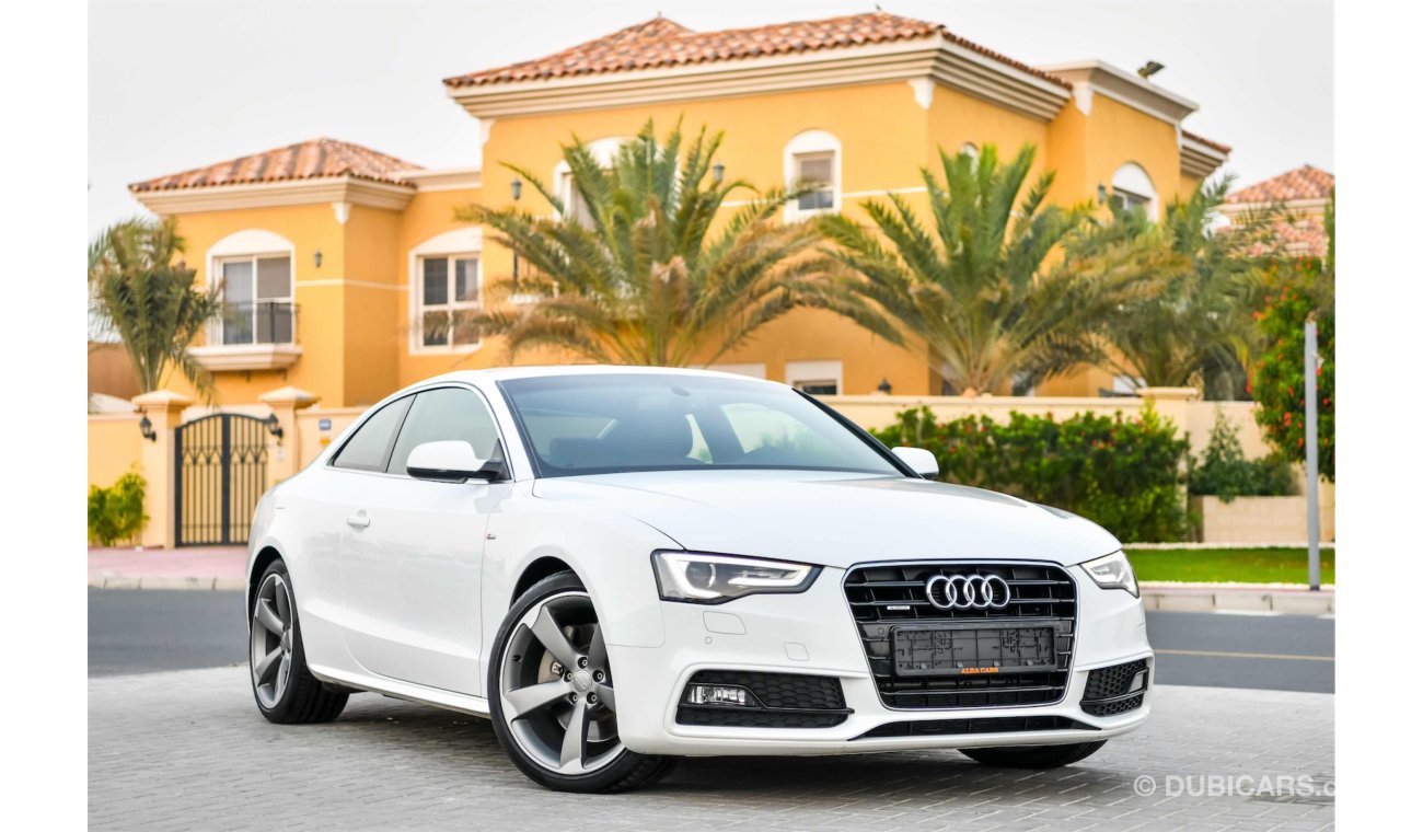 Audi A5 50 TFSI S-LINE 3.0 V6 - Under Agency Warranty & Service Contract! - AED 2,135 PM! - 0% DP