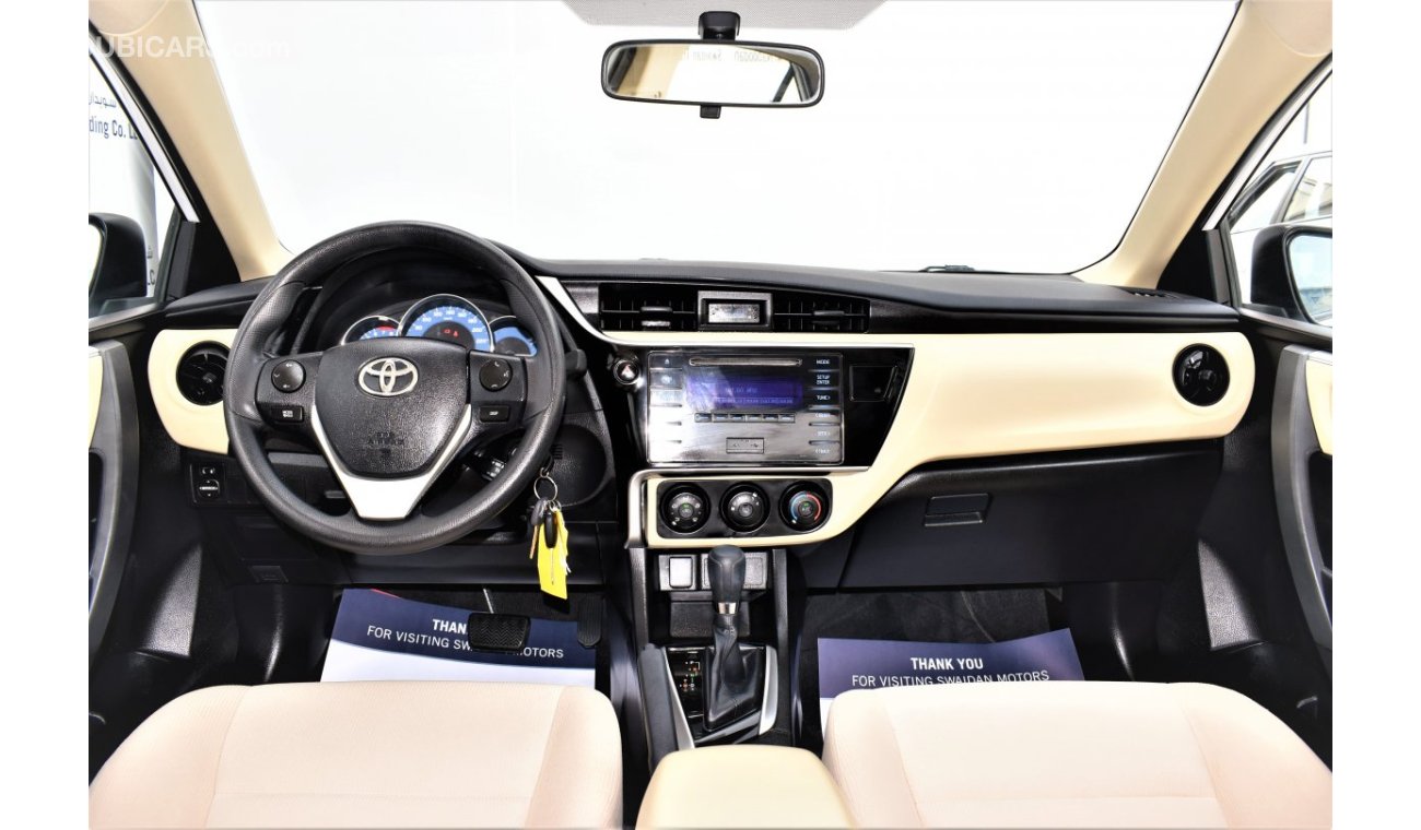 Toyota Corolla AED 1076 PM | 1.6L SE GCC DEALER WARRANTY