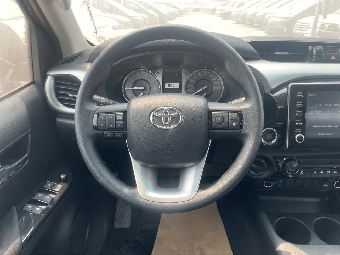 تويوتا هيلوكس GLX 2.4L ECTJRD002 - 2026 Toyota Hilux Double Cab Pick Up Full Options - 2.4L Diesel Auto - Push Start -