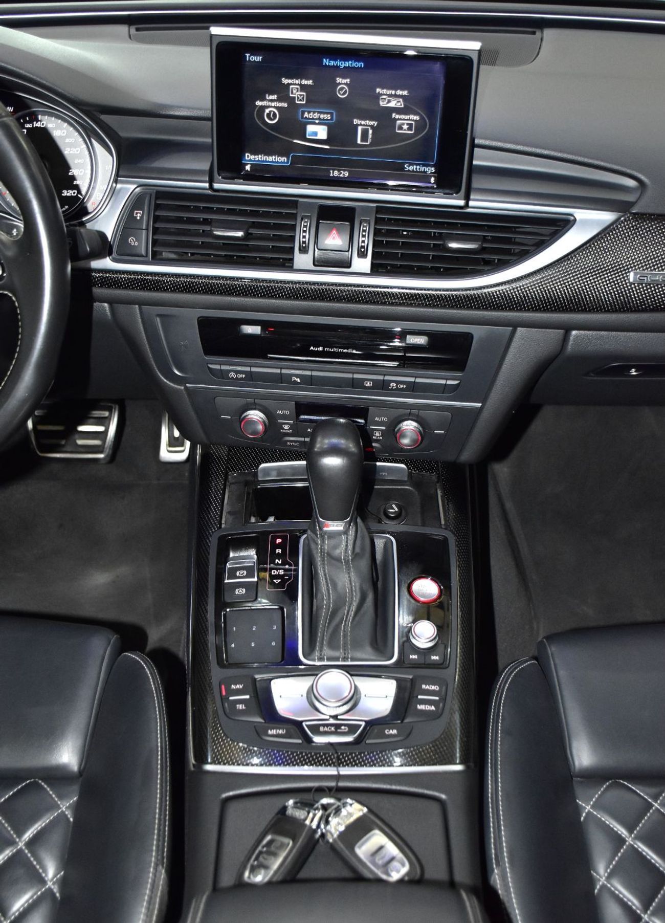 Audi S6 S-Line EXCELLENT DEAL for our Audi S6 V8T ( 2016 Model ) in Silver Color GCC Specs