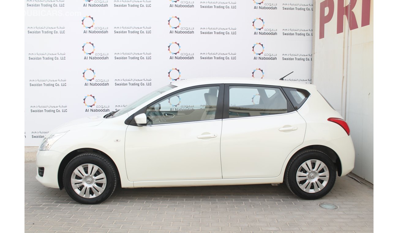 Nissan Tiida 1.6L S 2015 GCC WITH DEALER WARRANTY FREE INSURANCE