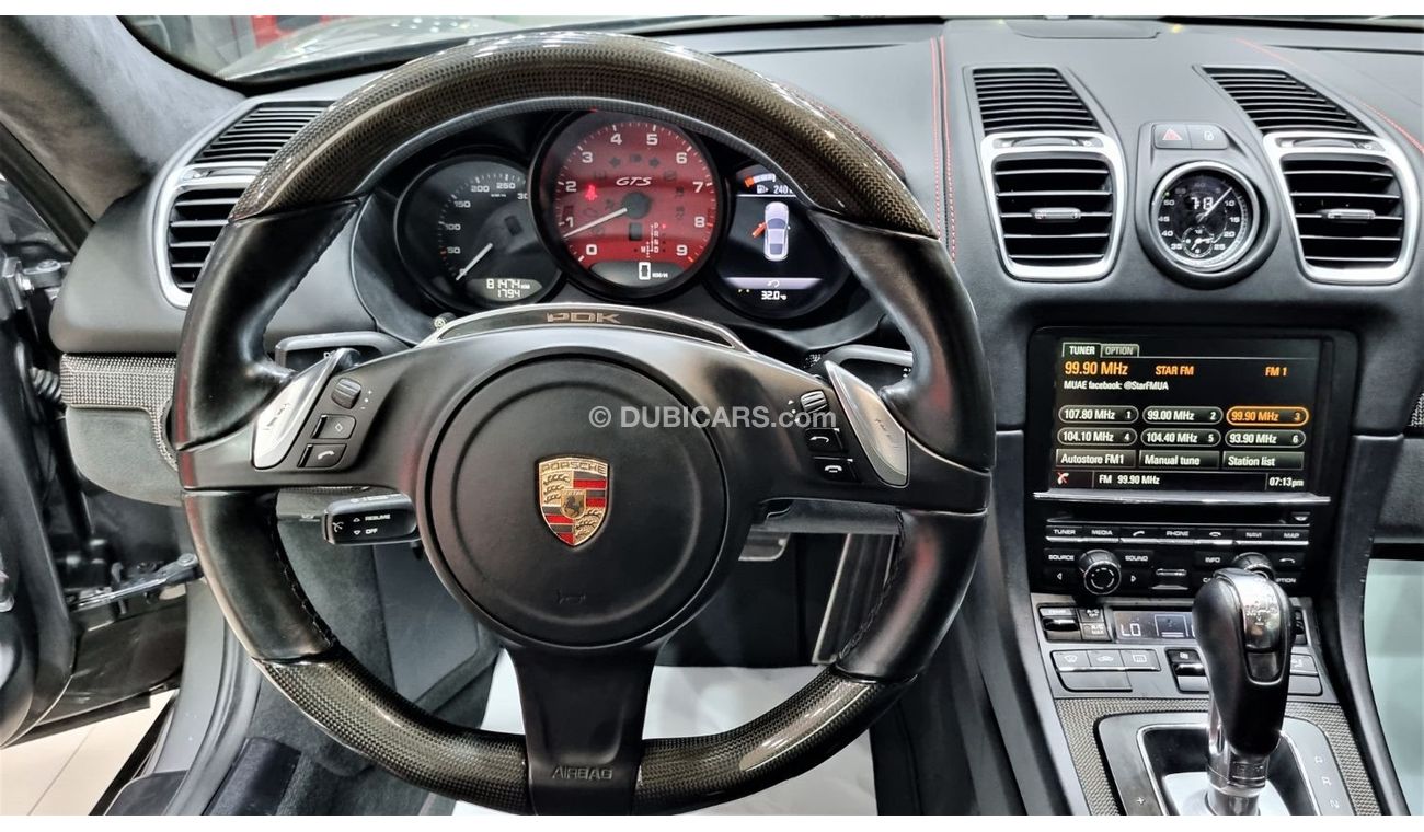 Porsche 718 Cayman PORSCHE CAYMAN GTS 2015 GCC IN PERFECT CONDITION FULL SERVICE HISTORY FOR 189K AED
