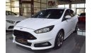 Ford Focus ST, 2.0L Turbo Charged 250HP- GCC Specs, Under Warranty - Full Service History, Single Owner