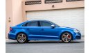 Audi S3 2018 GCC under Agency Warranty with Zero Down-Payment.