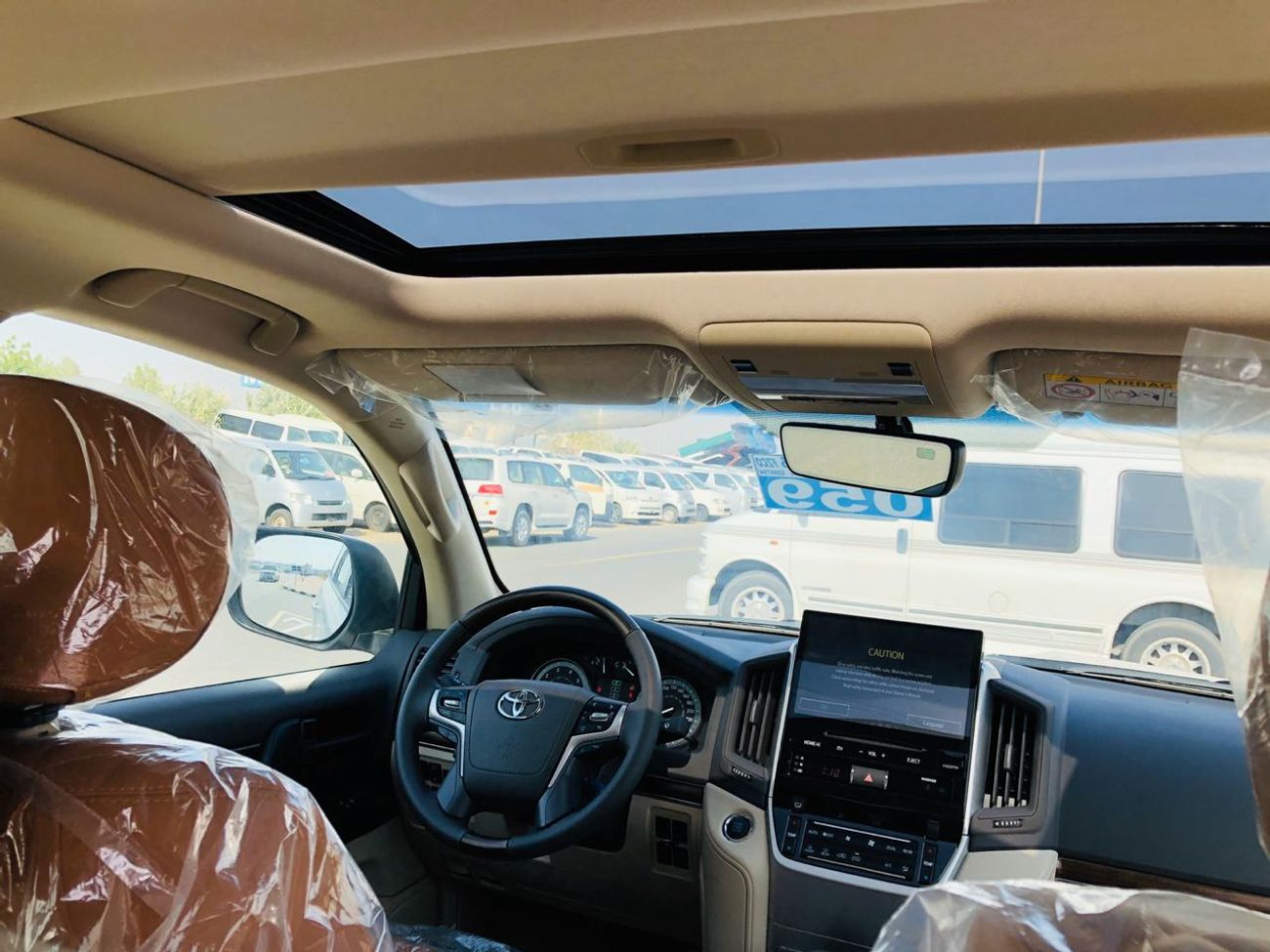 Toyota Land Cruiser VXS V8 5.7L-4 CAMERAS-SUNROOF-LEATHER+POWER SEATS-CHROMIC PLATING-DVD, CODE-TLCV8