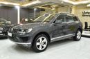 فولكس واجن طوارق EXCELLENT DEAL for our Volkswagen Touareg ( 2016 Model ) in Grey Color GCC Specs