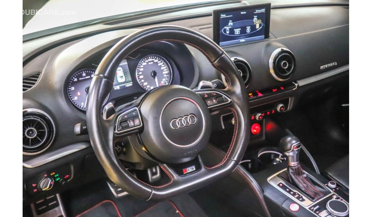 Audi S3 Audi S3 2016 GCC under Warranty with Zero Down-Payment.