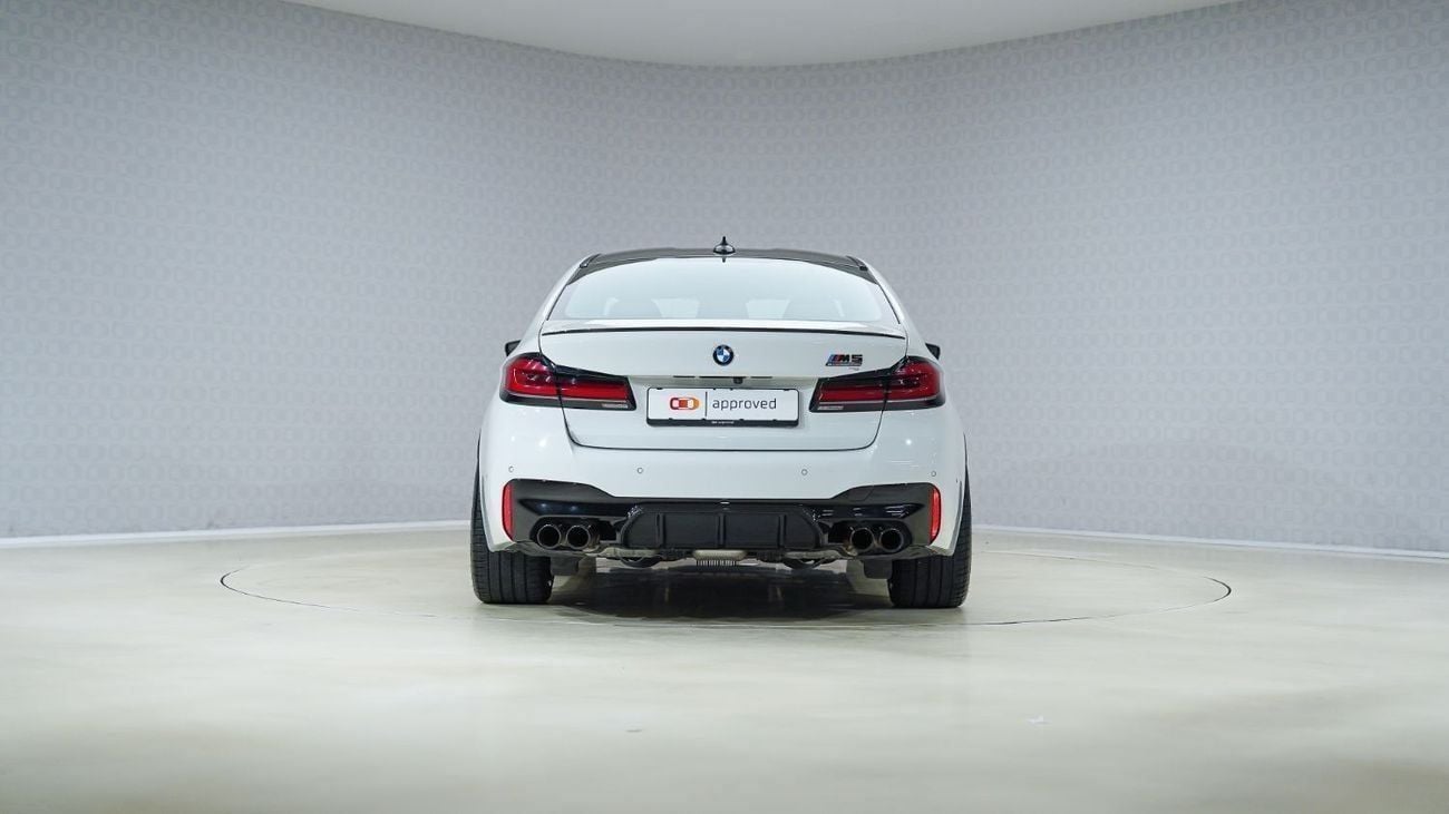 BMW M5 Competition 4.4L (625 HP) | AED 6,004 PM | Warranty Nov 2026 | GCC