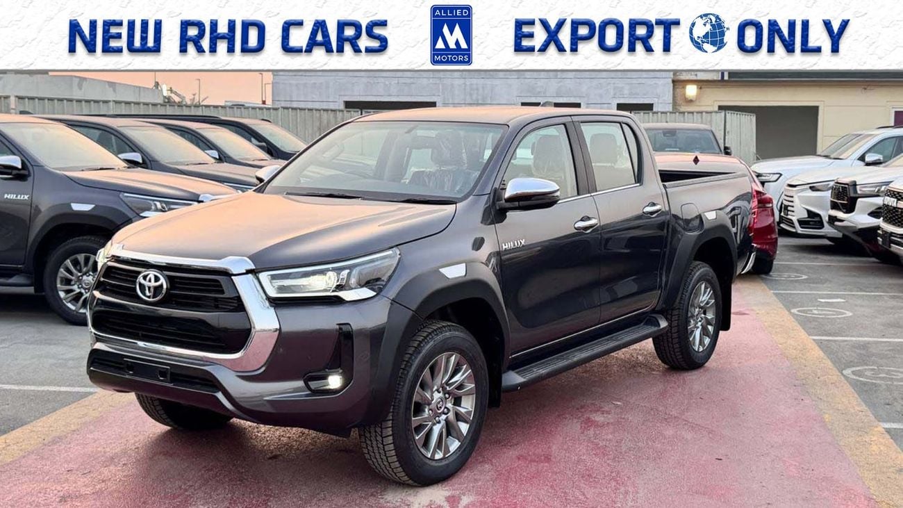 تويوتا هيلوكس 2025 TOYOTA RIGHT HAND DRIVE HILUX TOP-LINE D/CAB 2.8L DIESEL BRAND NEW 0KM