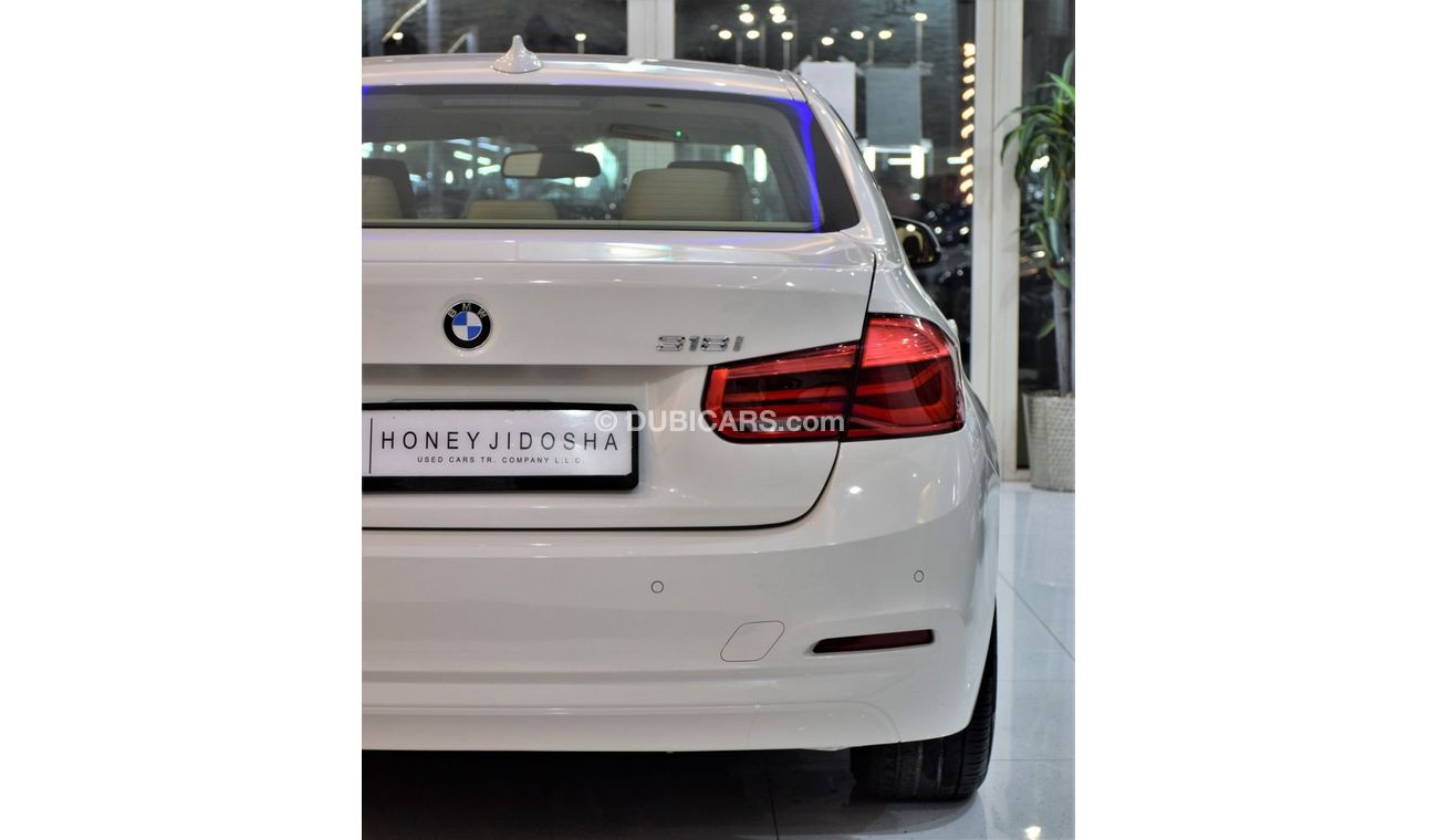 BMW 318i EXCELLENT DEAL for our BMW 318 i ( 2018 Model ) in White Color GCC Specs