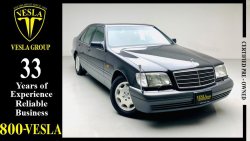 مرسيدس بنز S 320 S320 / 1995 / LOW MILEAGE / ORGINAL PAINT / PERFECT CONDITION / COLLECTOR CARS / NOT RESTORED ONE!!!