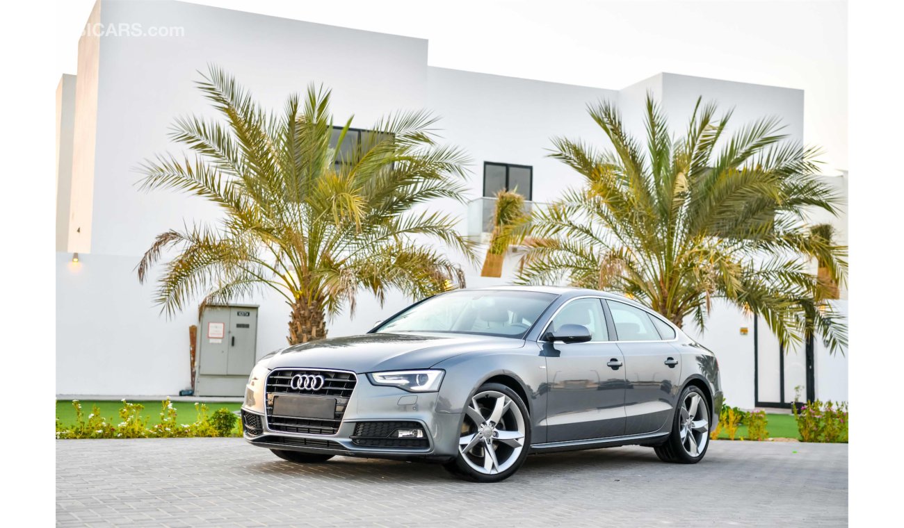 أودي A5 Sportback S-Line - Full Agency Service History - AED 1,351 Per Month! - 0% DP