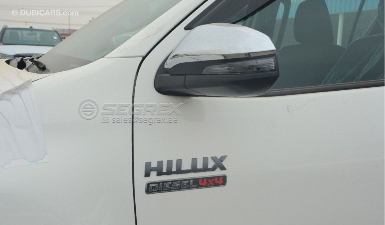 Toyota Hilux DC DIESEL 2.4L 4x4 HI 6AT A Steel wide, CAM, FAC,Cool Bx,CRC,B-LINER, DIFF,FOG,