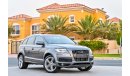 أودي Q7 S-Line | AED 1,743 Per Month | 0% DP | Good Condition | Fully Loaded