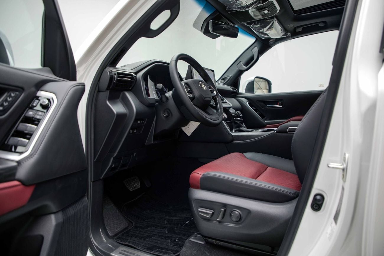 Toyota Land Cruiser VXR LC300 VXR Z 3.3L - Precious White Pearl Inside Black & Red | Export Only