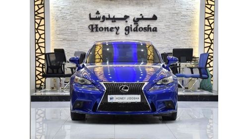 Lexus IS350 EXCELLENT DEAL for our Lexus IS350 F-Sport ( 2016 Model ) in Blue Color GCC Specs