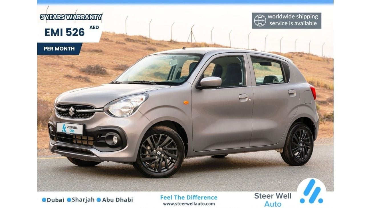 سوزوكي سيليريو 2024 GL with Touch Screen | Parking Sensors | Hatchback 5 Seater | Book Now!