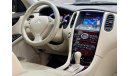 إنفينيتي QX50 2015 Infiniti QX50, Infiniti Full Service History, Warranty, GCC.