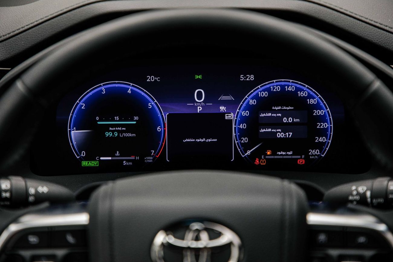 تويوتا لاند كروزر GRS 3.5L - Black Inside Maroon | Export Only