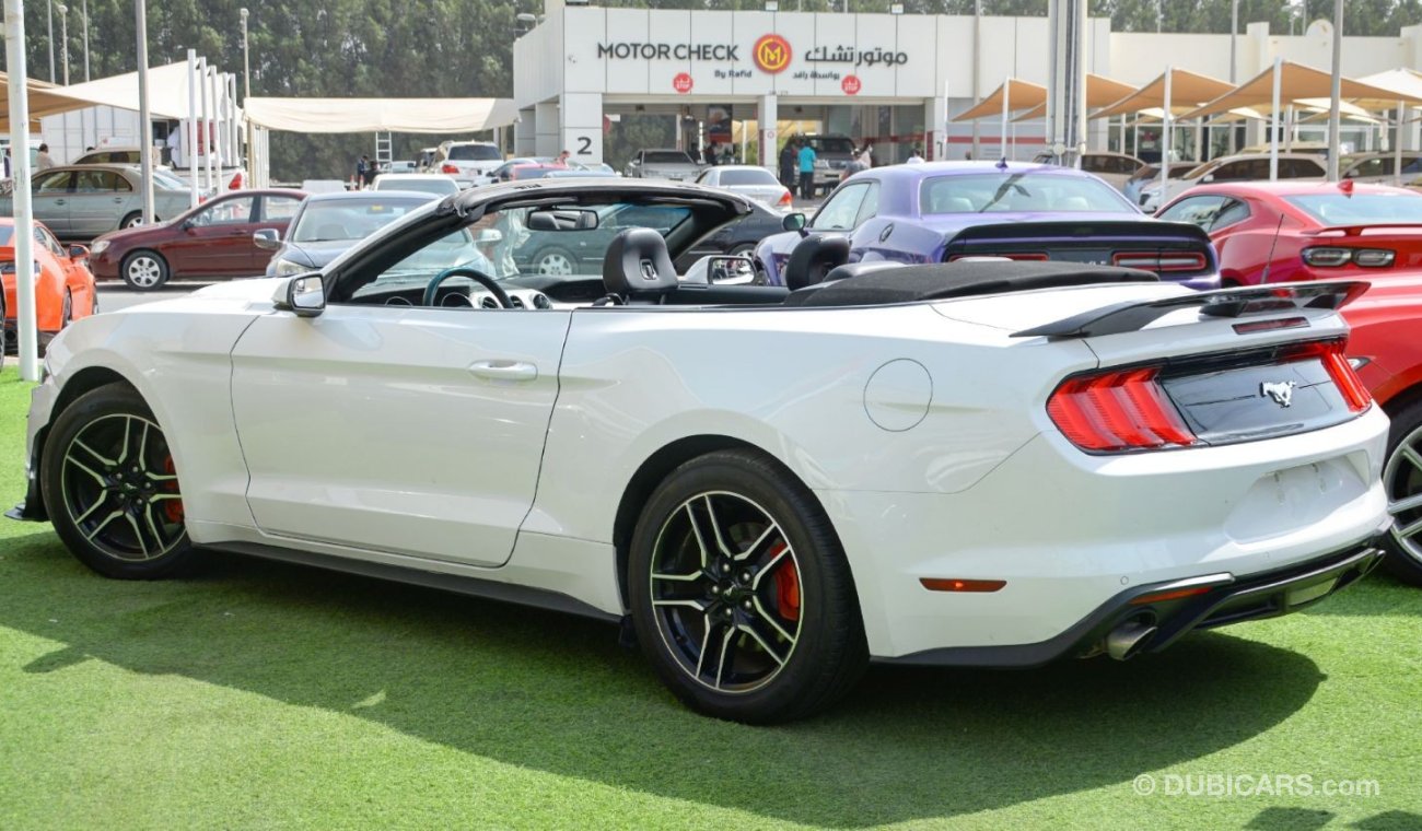 فورد موستانج Mustang Eco-Boost V4 Convertible 2019/Premium FullOption/Shelby Kit/Low Miles/Very Good Condition