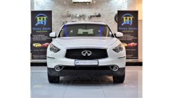 Infiniti QX70 EXCELLENT DEAL for our Infiniti Qx70 3.7 ( 2018 Model! ) in White Color! GCC Specs