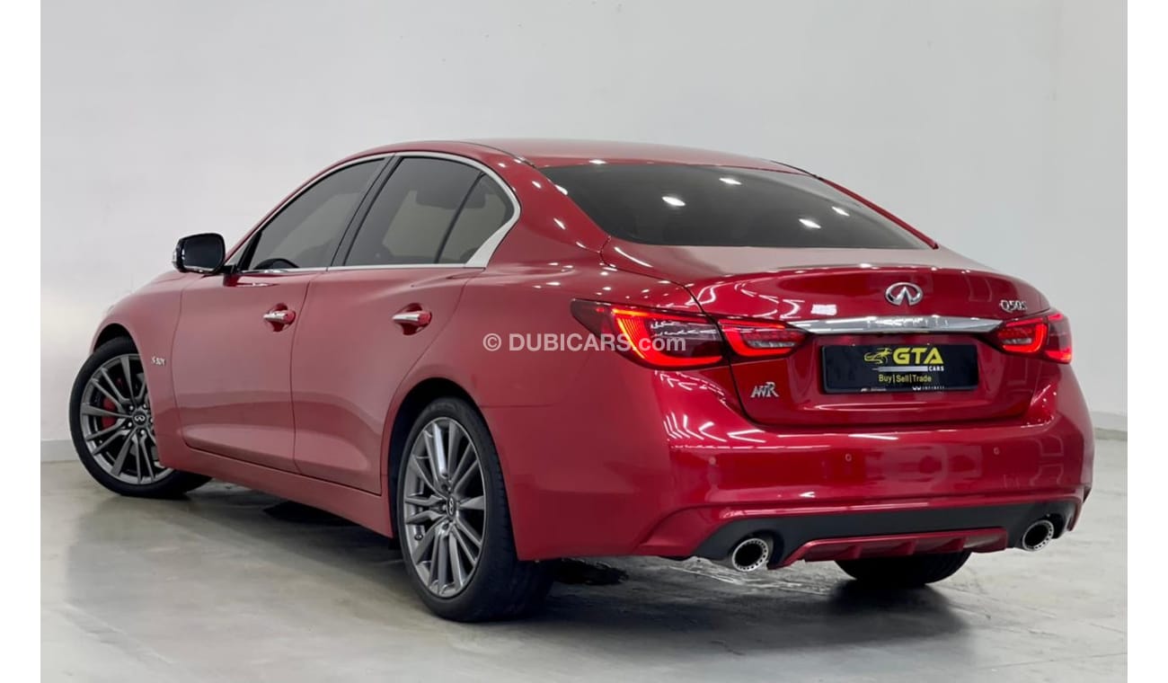 إنفينيتي Q50 ريد سبورت 400 2018 Infiniti Q50 S Red Sport, Full Rostomani History, Warranty, GCC