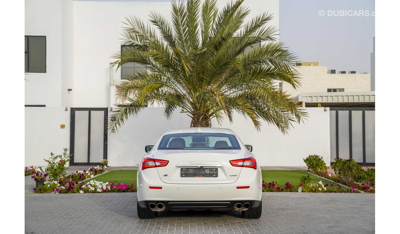 Maserati Ghibli SQ4 - Fully Loaded! - Immaculate Condition! -  AED 2,428 PM! - 0% DP