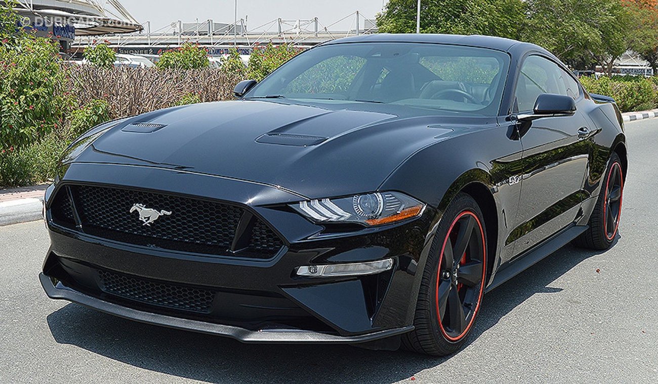 Ford Mustang 2019 GT Premium, 5.0 V8 GCC, 0km w/ 3Years or 100K km Warranty and 60K km Service at Al Tayer