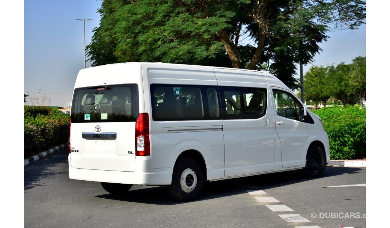 Toyota Hiace High Roof GL 2.8L Diesel 13 Seater MT With Rear Automatic AC (Export only)