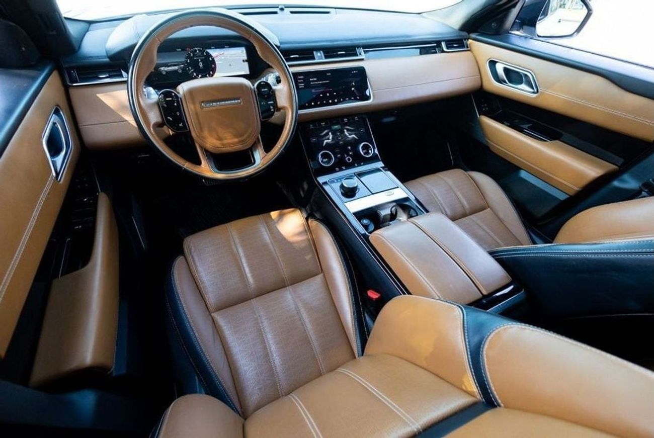 لاند روفر رينج روفر فيلار P380 R-Dynamic HSE 3.0L Range Rover Velar P380 R-Dynamic HSE 2018 GCC under Warranty with Flexible D