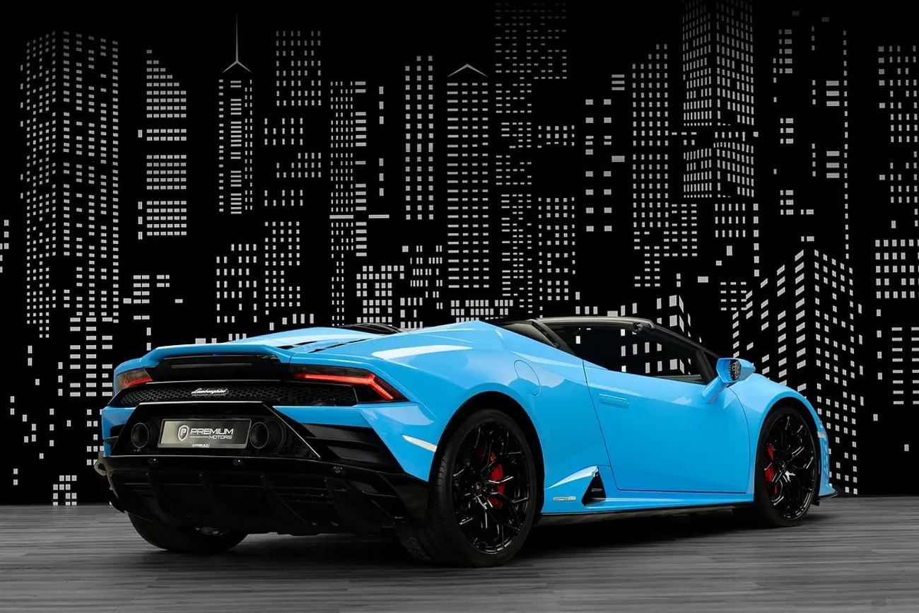 Lamborghini Huracan Evo Spyder LAMBORGHINI | HURACAN EVO SPYDER | BLUE CEPHEUS COLOR | CARBON INTERIOR